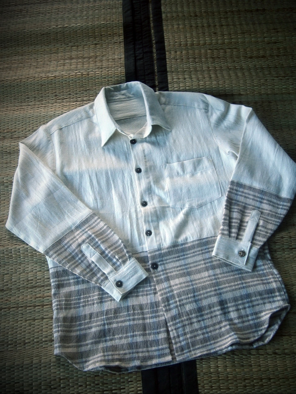 C 004-1 Handmade cotton น้ำมอญเสื้อผ้าฝ้าย