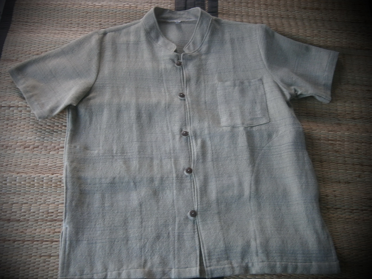 C 005-1 Handmade cotton น้ำมอญเสื้อผ้าฝ้าย